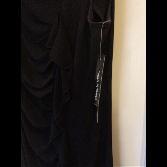 Perfect LBD w/ Ruching and Ruffle. NWT - Picture 7 of 8